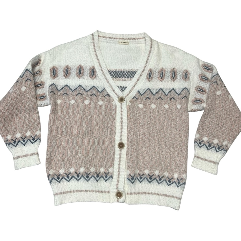 Andthewhy- Women’s Soft Acrylic Button Up Cardigan Sz. MD/L